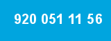920 051 11 56 920 051 11 56